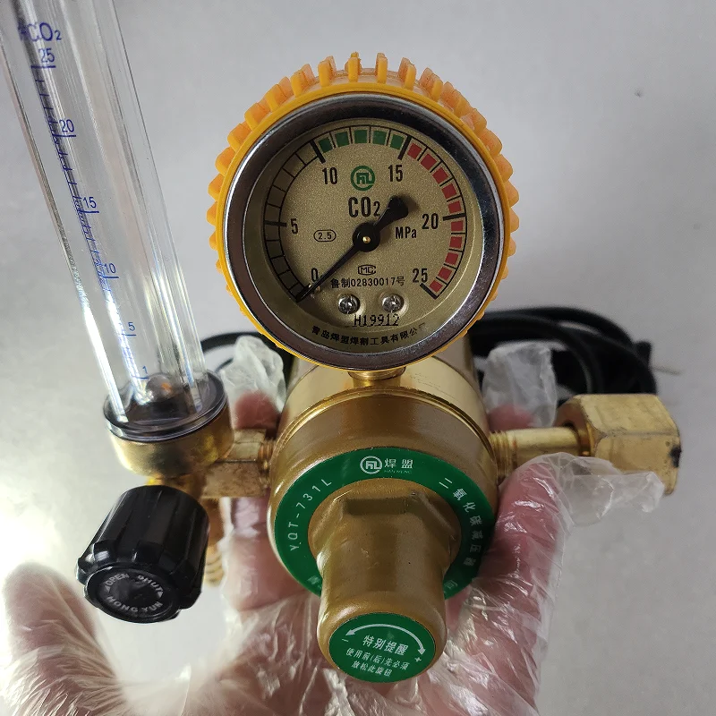 

Pressure Regulator Pressure reducer CO2 Carbon dioxide heated pressure gauge 36V 110V 220V