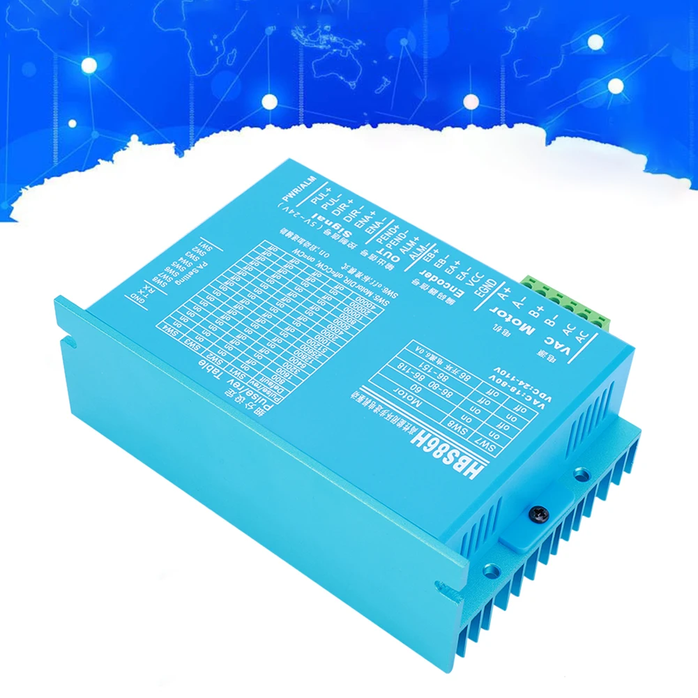 HBS860H HBS86H Closed Loops Two-Phase Hybrid Step Servo Driver with RS232 Port Motor Drive Replacement