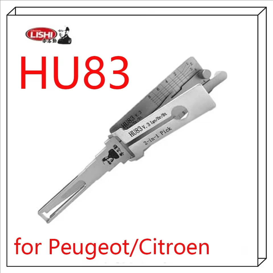 HU83 Lishi 2-in-1 Pick/Decoder SCHLOSSERWERKZEUG für Peugeot/Citroen – Detail 1