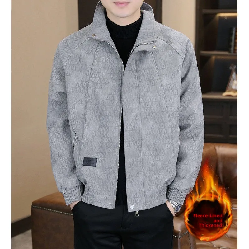 

Мужская байкерская куртка Faion Thiened Fce на подкладке, новинка 202, осенне-зимнее теплое водонепроницаемое пальто с подставкой из полиэфирного волокна