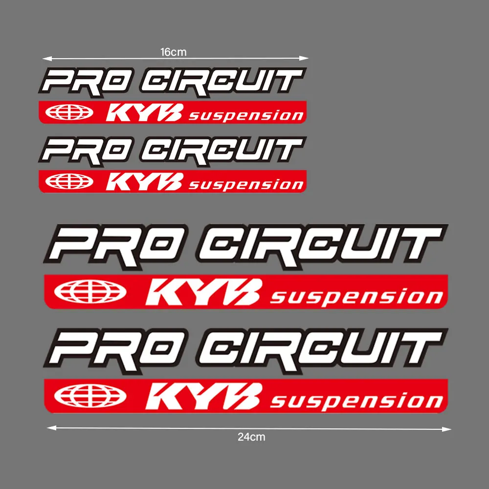 عاكس KYB سباق تعليق صدمة دراجة نارية ملصقات موتو الفينيل اكسسوارات الشارات لياماها كاواساكي CFMOTO KTM Benelli