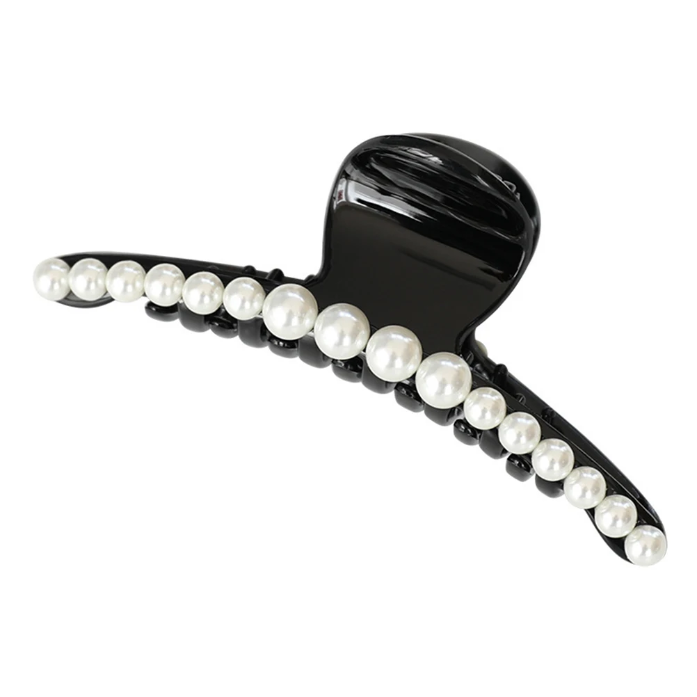 

2pcs Durable Plastic Hair Claw Clips Strong Hold Teeth Design For Thick Thin Curly Hair Perfect Daily Use Travel Friendly