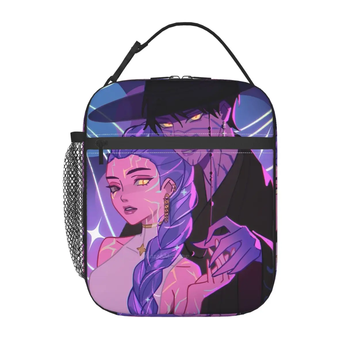 

K-pop Demon Hunters Huntrix Rumi продукт изолированная сумка для обеда для пикника сумка для хранения еды многоразовый холодильник термобокс для обеда