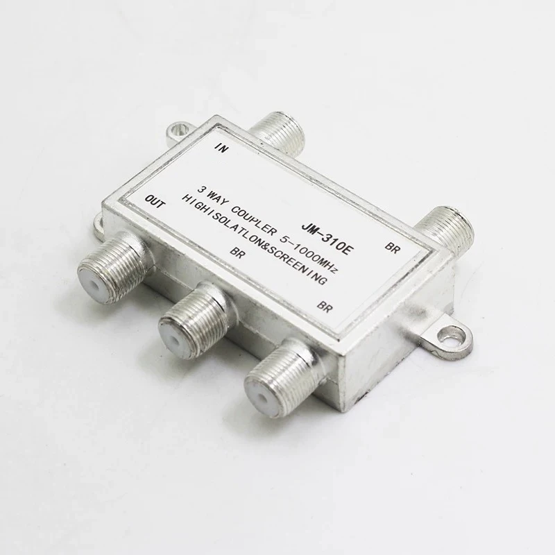 2/4/6/8 Way Inch F Thread CATV Signal Tap Splitter Coaxial Distributor For Digital Analog Cable TV Household Installation