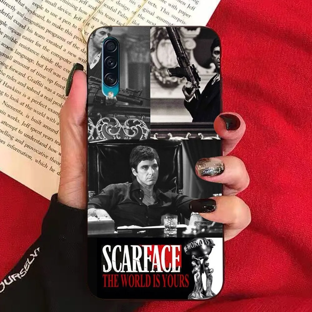 Casing ponsel Film Scarface, pelindung telepon genggam untuk Samsung A 10 11 12 13 20 21 22 30 31 32 40 51 52 53 70 71 72 73 91 13