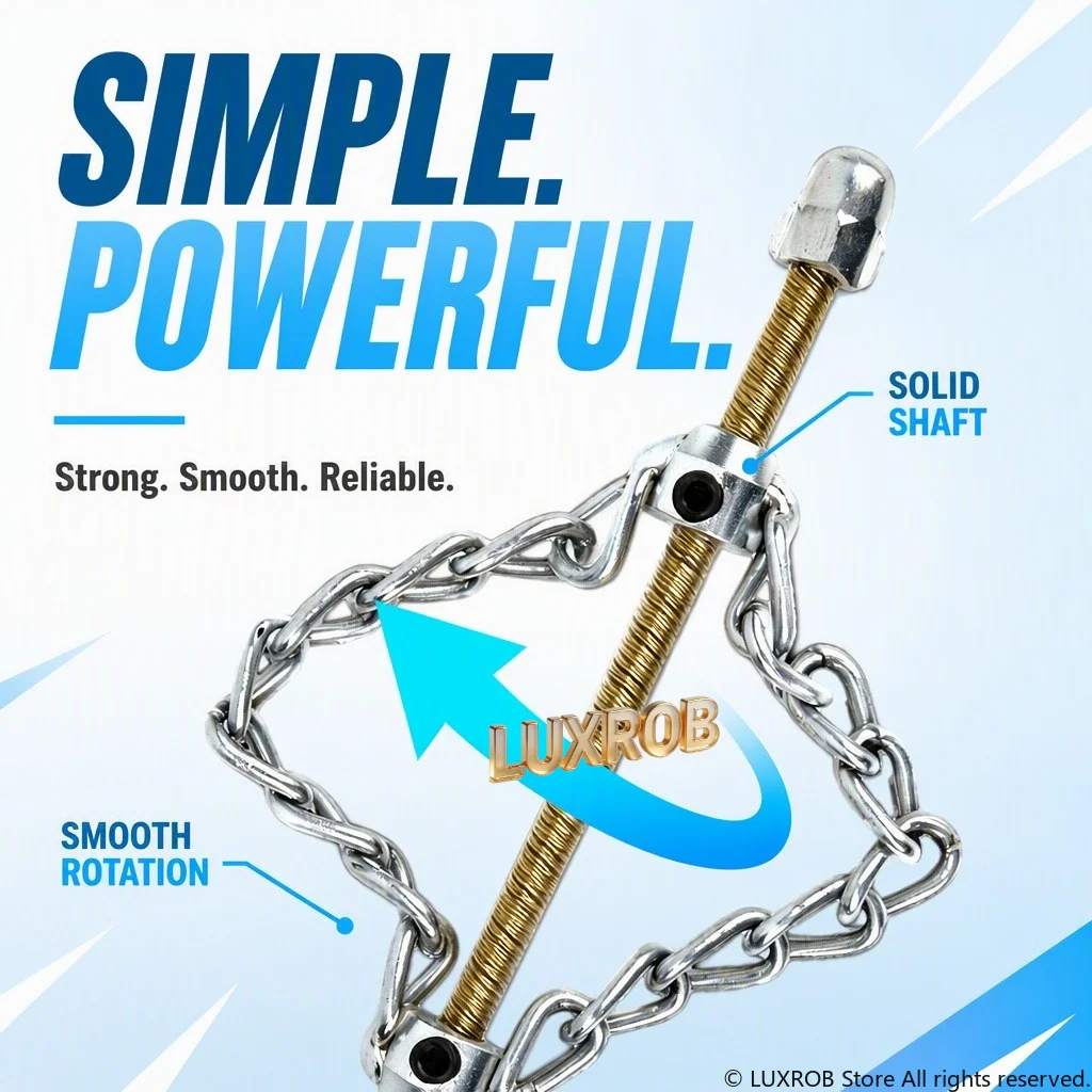 Pipe Dredging Hose Drill Powered Drain Cleaner Galvanized Rotatable Chain Flexible Sewer Dredger Home Sink Pipe Clog Remover