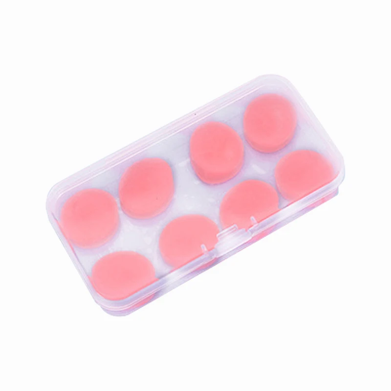 8PCS Silicone Ear Plugs Noise Reduction Sleep Anti Canceling Sound Insulatizo