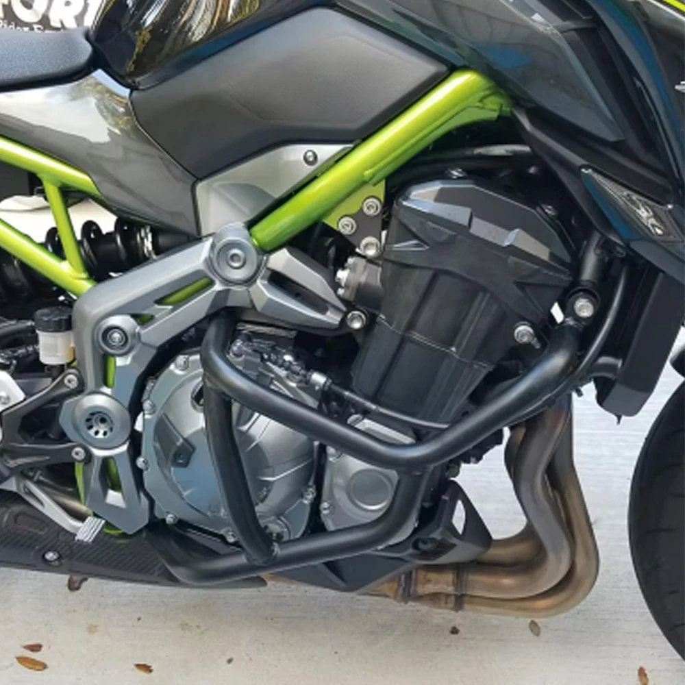 For Kawasaki Z900 ZR900 Z 900 ZR 900 2017-2023 Motorcycle Engine Guard Crash Bar Frame Protector Steel Multi Accessories Kit