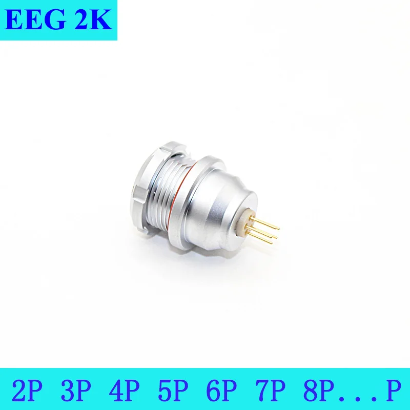 

Waterproof Aviation Fast Connector EEG 2K (PC Board ) 2 3 4 5 6 7 8 10 12 14 16 18 19 26Pin Push-pull Self-locking Female Socket