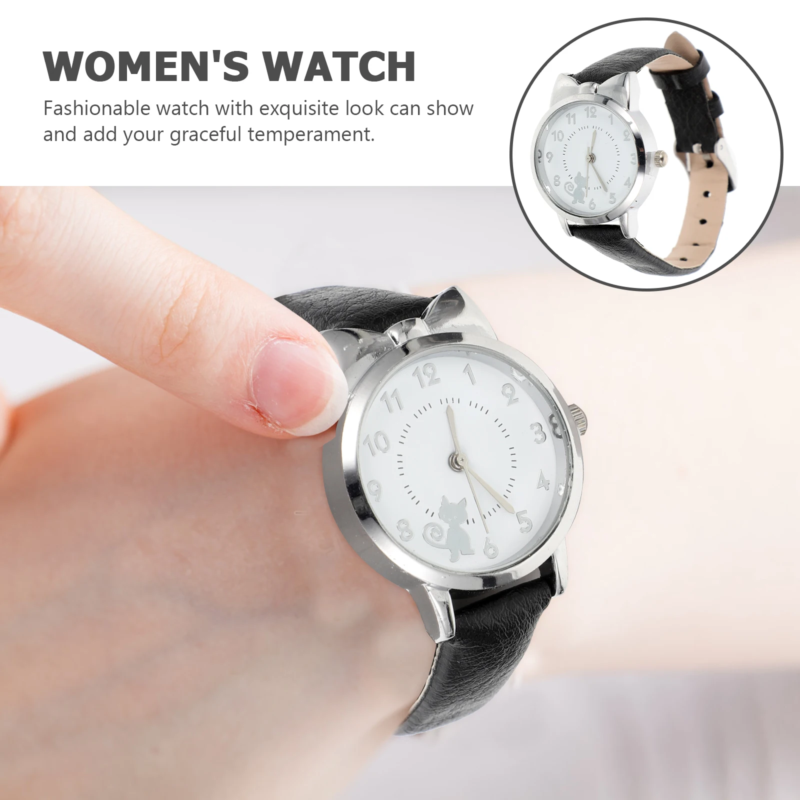 

Elegant Women Decorative Delicate Female Wristwatch Fashionable Leisure For Women High-End Exquisite Design Skin-Friendly Casual