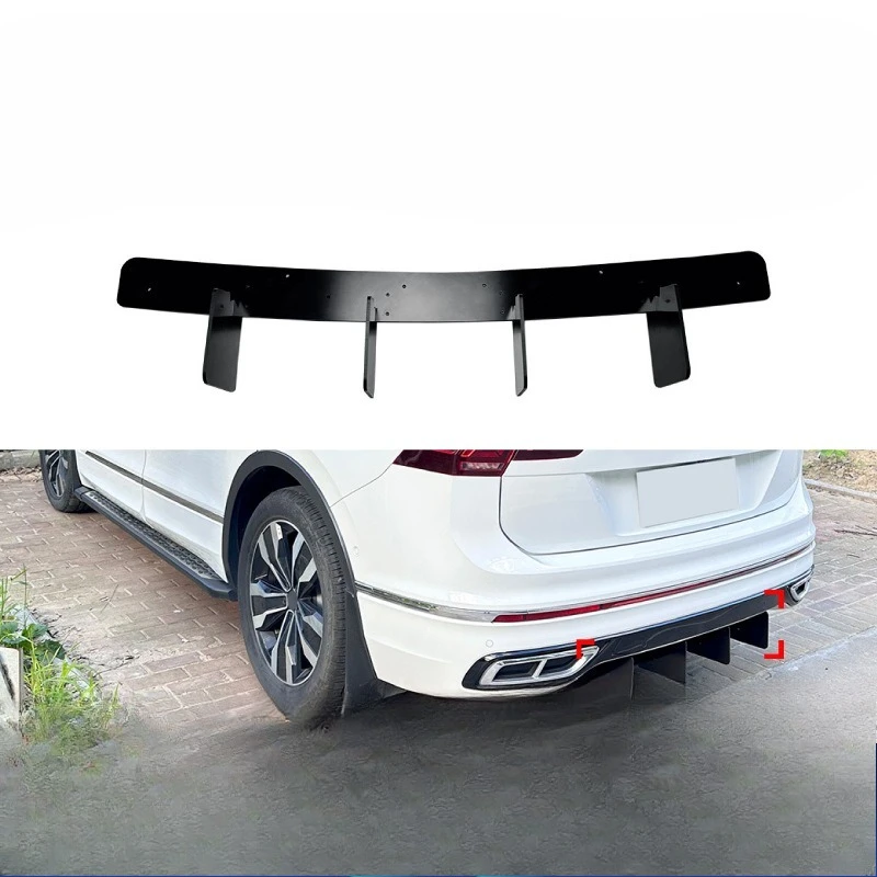 

Подходит для Tiguan Tiguan L MK2.5 Rline 2021-2023, модификация спойлера с задним лезвием и задней губой