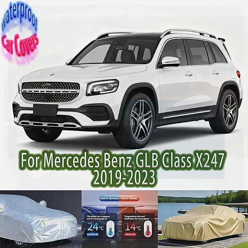

Для Mercedes Benz GLB Class X247 уличная защита полностью водонепроницаемый пылезащитный снежный солнцезащитный козырек автомобильные аксессуары автомобильные чехлы
