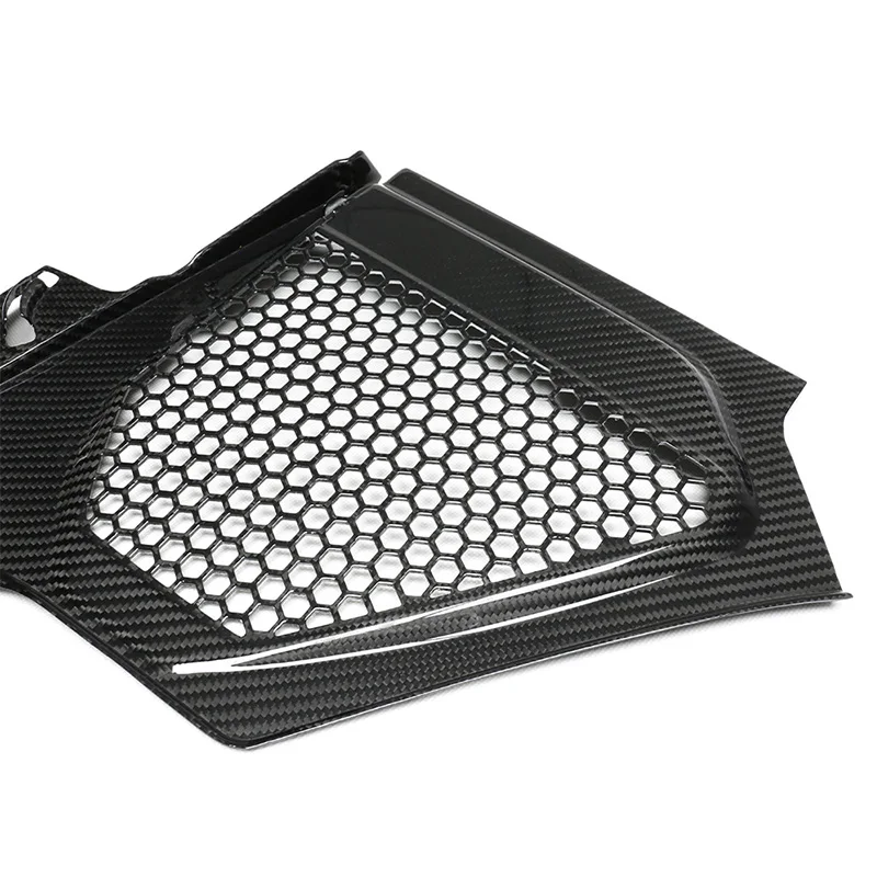 Real Dry Carbon Fiber Engine Bay Cowls Grid Covers Carbon Fiber Top Corner Panels For BMW G80 G81 M3 G82 M4 G87 M2 2021-IN