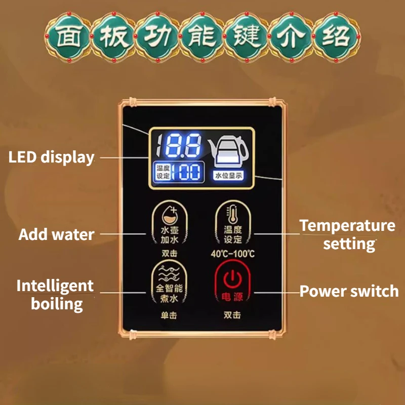 Garrafa De Água Totalmente Automática Chaleira De Chá Isolada, Chaleira Doméstica, 220V, Adequado para Garrafa De Água