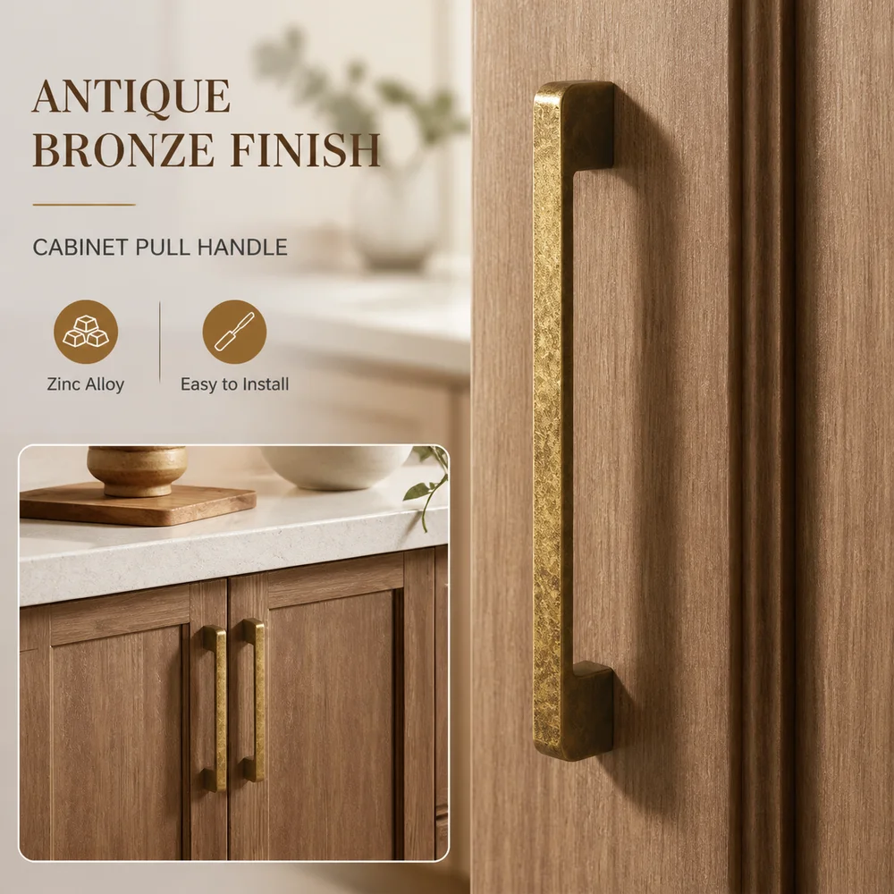 Antique Bronze Cabinet Handles Antique Finish Corrosion Resistant Cabinet Pulls DIY Friendly Victorian Style Furniture Handles