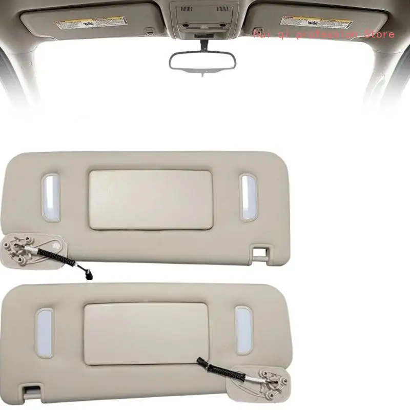 

Left/Right Sun Visors for 2007-2014 Car Interior Sun Visors Shade Replace 22850310 22850306 Auto Replacement Part