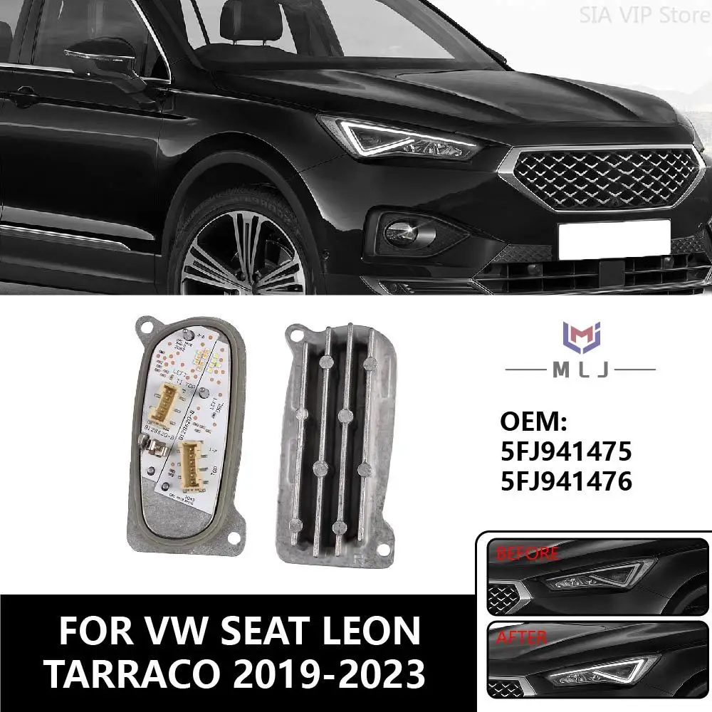 B134498-A Für SEAT Leon Tarraco Cupra Formentor 2019-2023 5FJ941475 LED-Scheinwerfer DRL Blinkerlicht-Platine DRL-Chip 5FJ941476