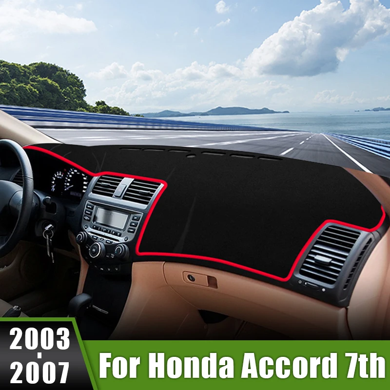 

For Honda Accord 7th 2003 2004 2005 2006 2007 Car Dashboard Cover Avoid Light Pads Anti-UV Case Sun Shade Mats Protector Carpets