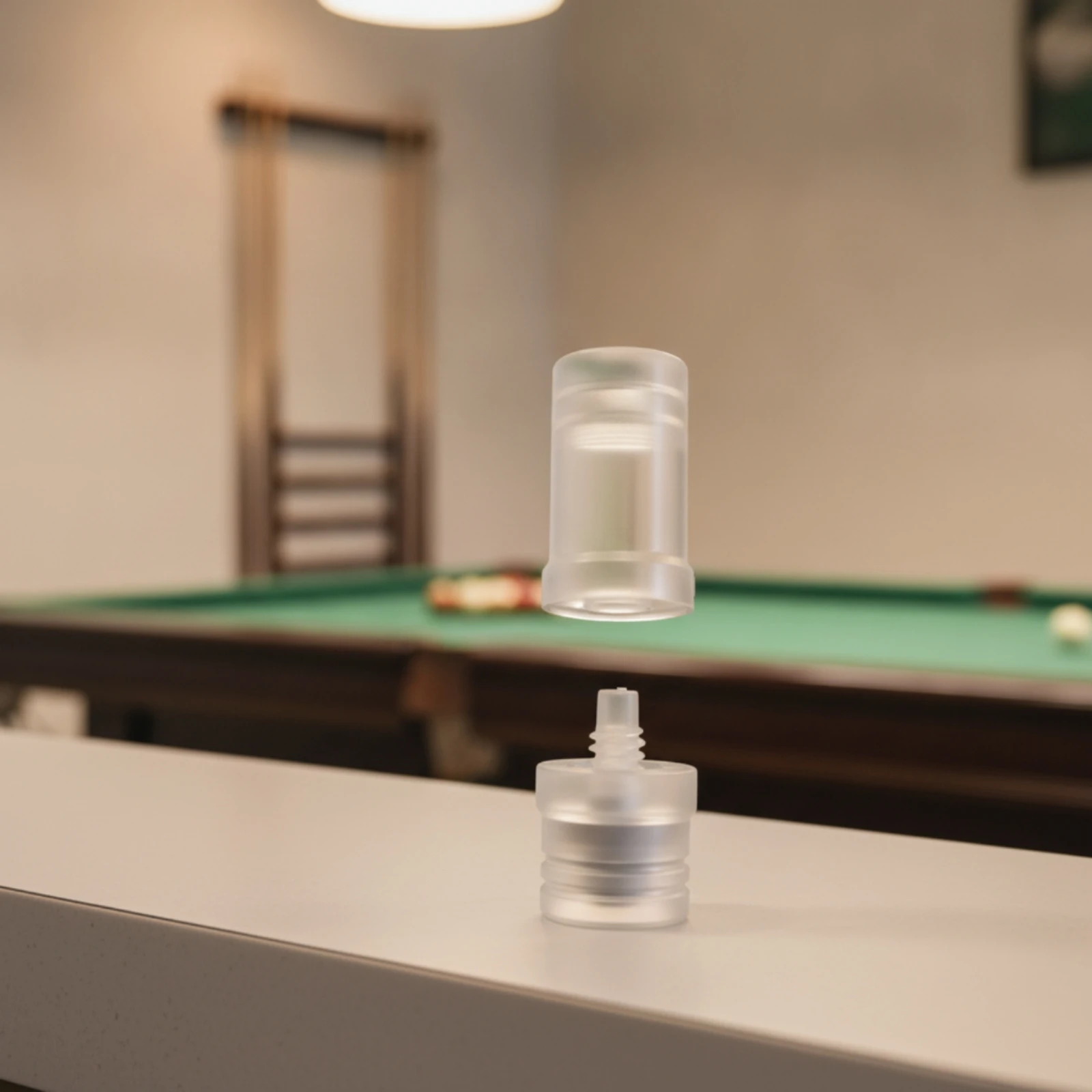 Billiard Cue Joint Protector Acrylic Pool Cue Joint Protector Sports Accessory Transparent Clear Plastic view 4