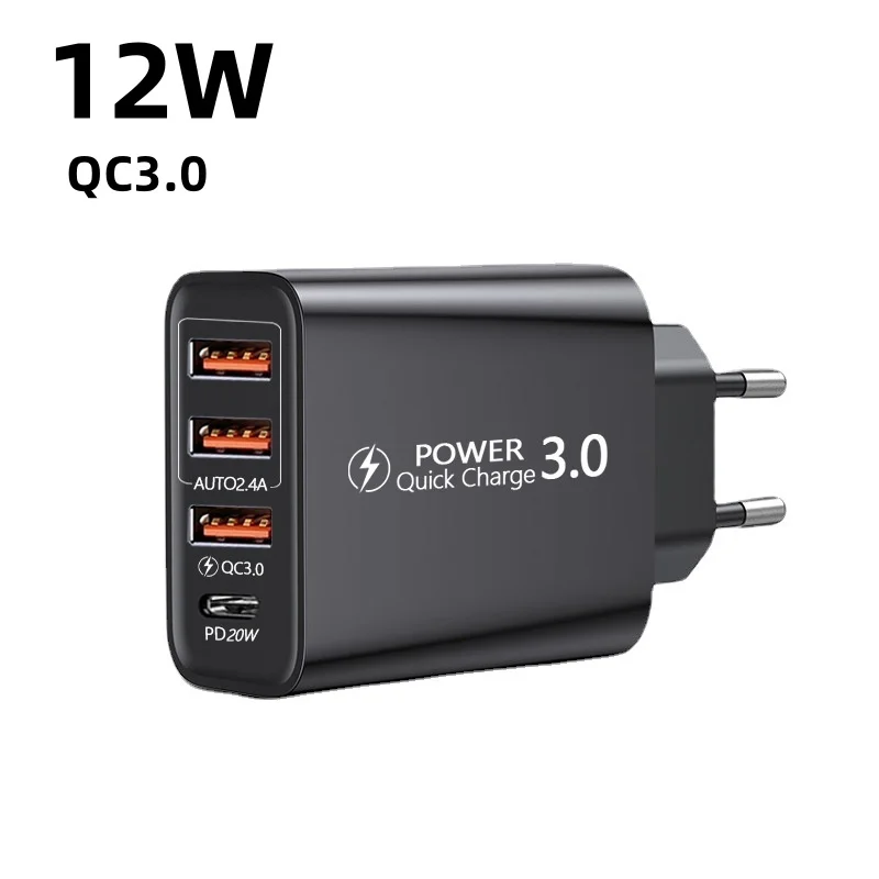 

12W USB Type C Charger PD Charger QC 3.0 Quick Charge For Samsung Xiaomi Huawei For iOS Devices USB Type C Charger