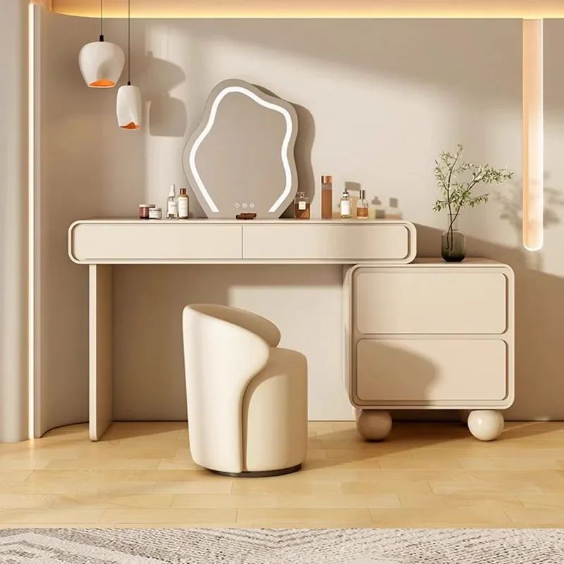 

Cabinet Vanity Desk Bedside Storage Dresser Organizer Make Up Table Coffee Drawers Tocador Mueble Maquillaje Modern Furniture