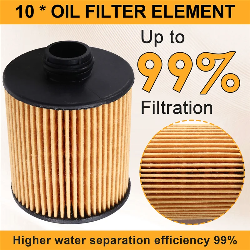 

ABXN-10PCS Oil Filter 1017110XEN01 For Great Wall Mocha Third-Generation Haval H6 2.0T Haval Big Dog Machine Oil Filter