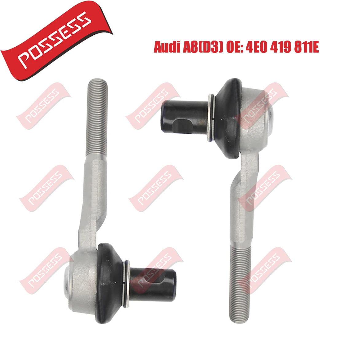 

A Pair of Front Axle Outer Steering Tie Rod Ends Ball Joint For Audi A8 D3 2002-2010 VW Volkswagen Phaeton 3D2 2002-2016，Bentley