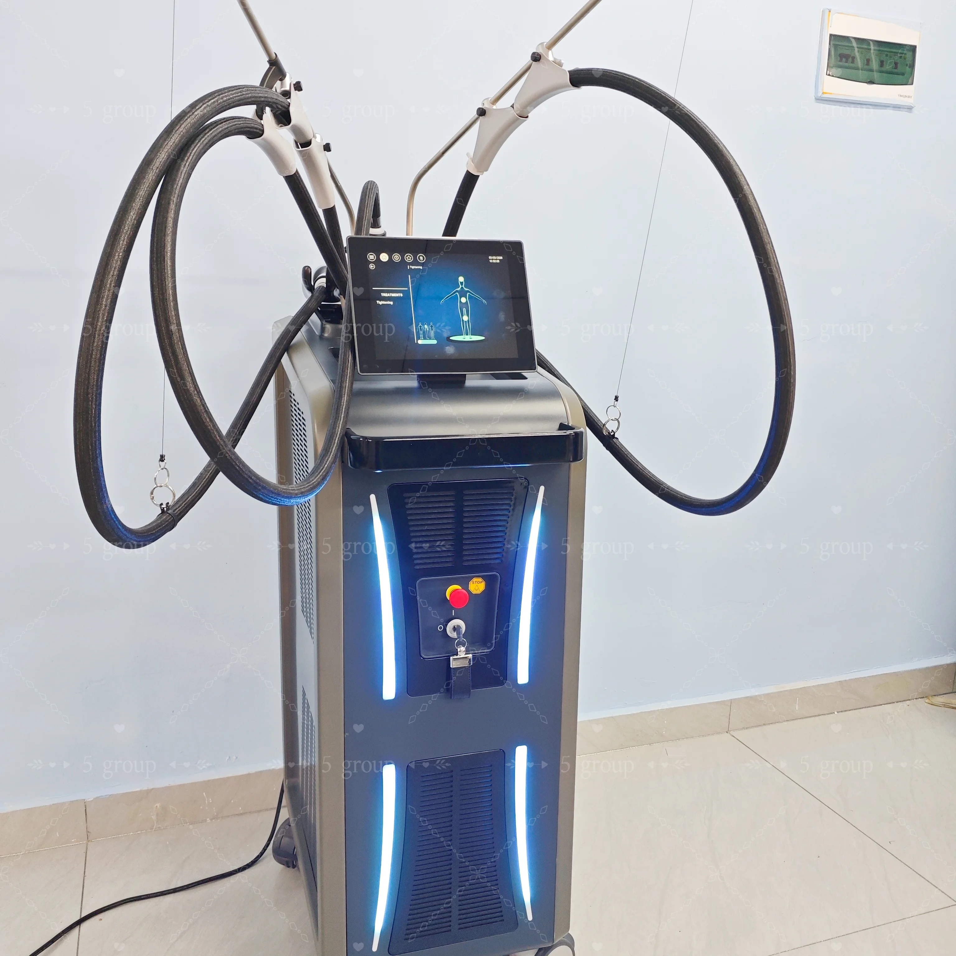 

3 Handles 2.45 Ghz Cool Radiofrequency Fat Reduction Weight Loss Freeze Wave Body Forming Slimming Coolwaves Massage Machine