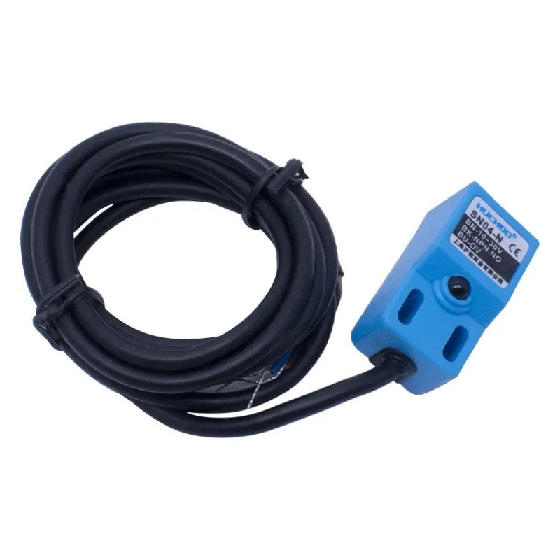 Square inductive proximity switch Metal sensing limit sensor SN04-N DC three wire NPN normally open 24V