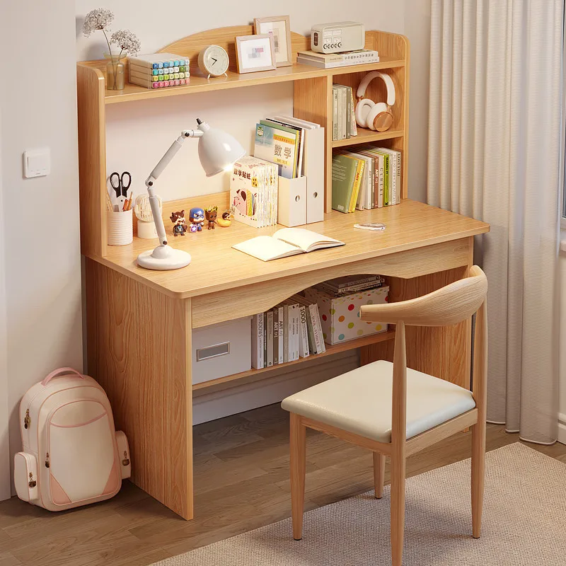 

Настольный компьютерный стол премиум-класса, стол для спальни, бытовая книжная полка для учеников начальной школы, встроенный простой кабинет