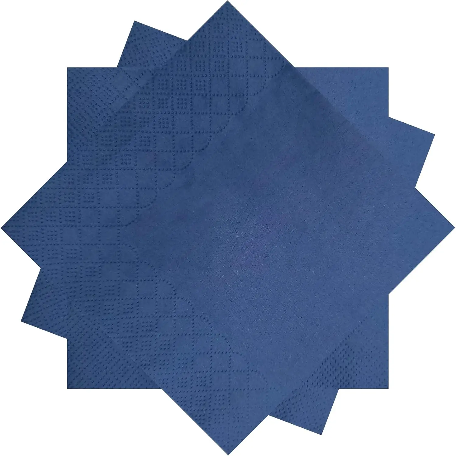 

300 Count Navy Blue Beverage Napkins, 2-Ply Disposable Cocktail Napkins for Party Wedding Birthday