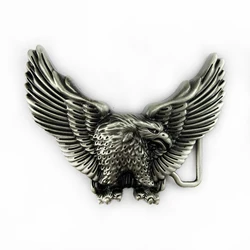 WesBuck Brand Eagle New Vintage Belt Buckle Handmade Homemade Belt Accessories Waistband DIY Western Cowboy Rock Style