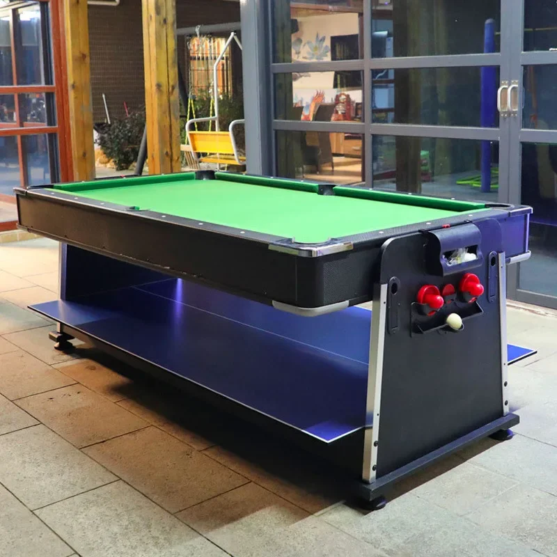 2026 Wholesale Factory Cheap Price 4 in 1 Combo Multi Game Tennis Table Dining Air Hockey 7FT American Billiard Pool Table