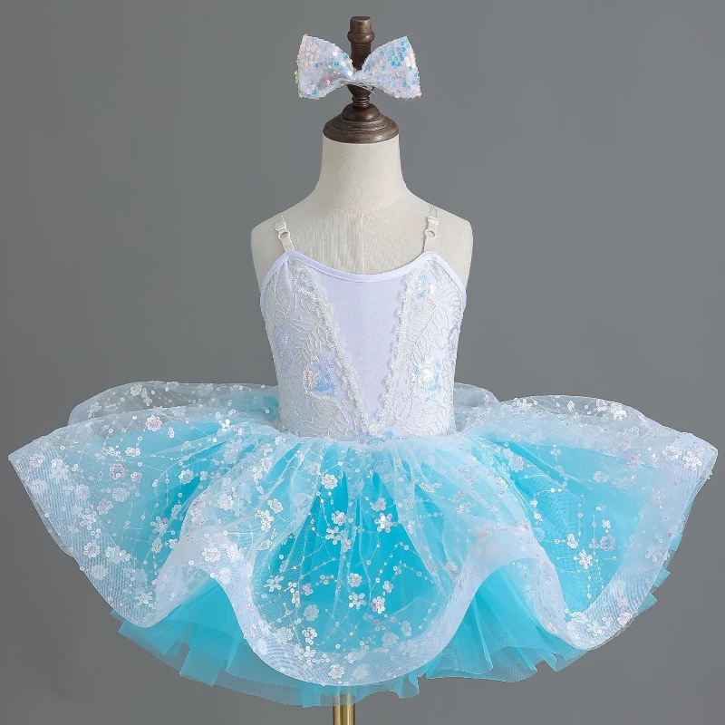 

New Arrival Glitter Tulle Tutu Dress, Cute Princess Ballet Outfit with Sequins, Ideal for Girls Kindergarten Stage Shows & Dance
