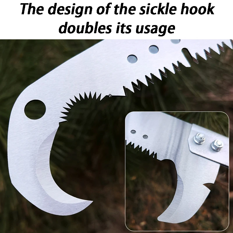Garden Branch Pruning Saw Professional Fruit Trees Pruner Hand Tool Telescopic High-altitude Pruning Saws Gardening Work Tools