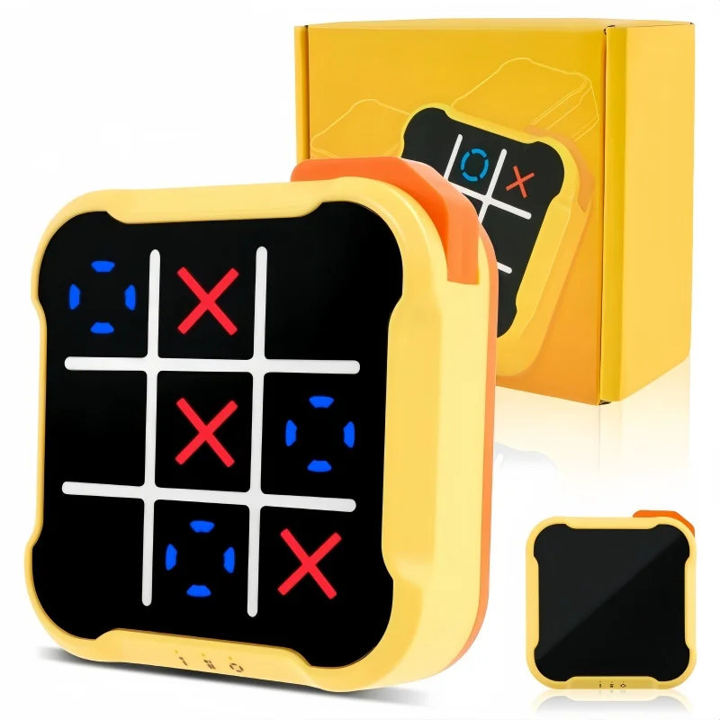 3 In 1 Tic Tac Toe 보드 게임 어린이 전자 장난감 선물 십자가 게임 메모리 훈련 어린이를위한 휴대용 여행 게임 성인