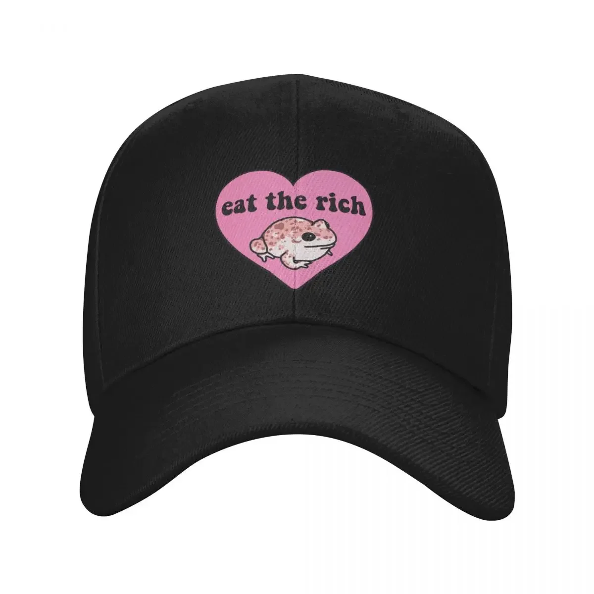 

Eat The Rich Frog Baseball Cap tactical cap hiking hat Women Beach Fashion Men's