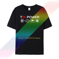 T-Shirt Summer Style Funny SEAT TDI POWER LEON IBIZA CUPRA T Shirt T-SHIRT Tuning Tee