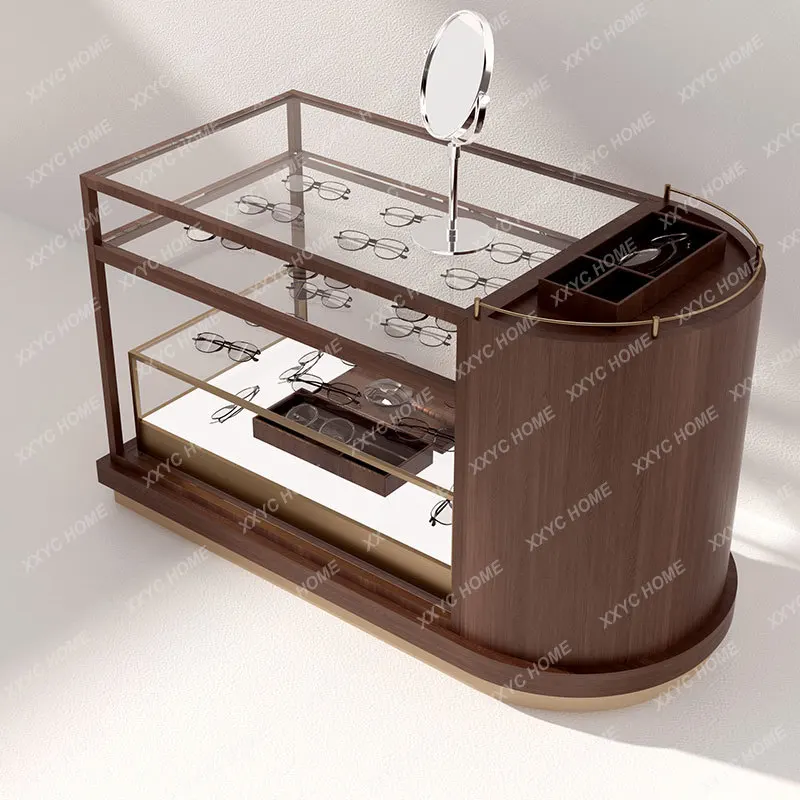 A  Optical shop display Nakajima sunglasses display rack sunglasses luxury cabinet