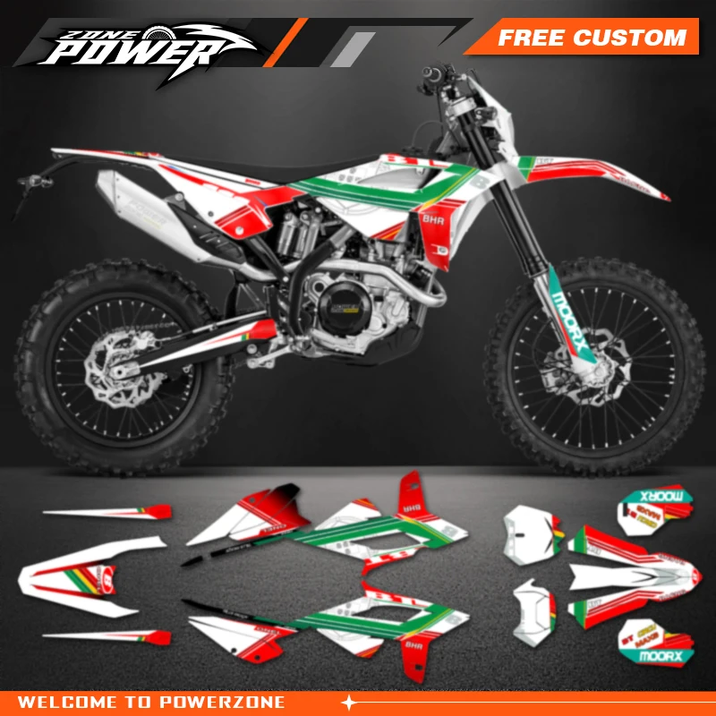 Powerzone Custom Backgrounds Graphics Decals Sticker Kits for Beta RR 125 200 250 300 350 390 430 480 2020 2021 2022 05