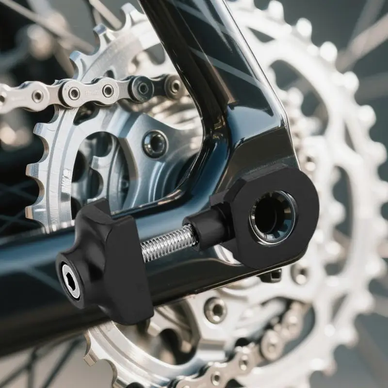 أداة ضبط التوتر لسلسلة الدراجة، جهاز تثبيت ركوب الدراجات المحمول للنساء والرجال لتحسين سلامة ركوب الدراجات