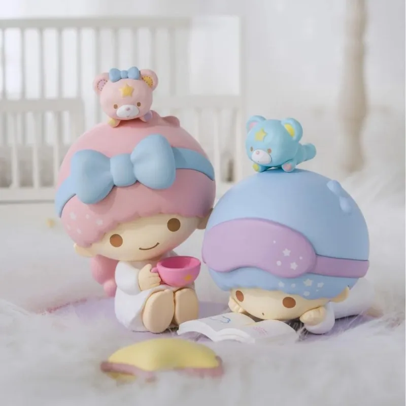 Sanrio Character Cozy Time Series Blind Box Figure Mystery Box Doll Kuromi Cinnamoroll Pachacco Surprise Collectible Toy Gifts view 6