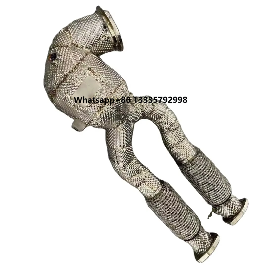 

‘Audi Rs3 2.5T Exhaust Downpipe Doble Layers Exhaust System for Car