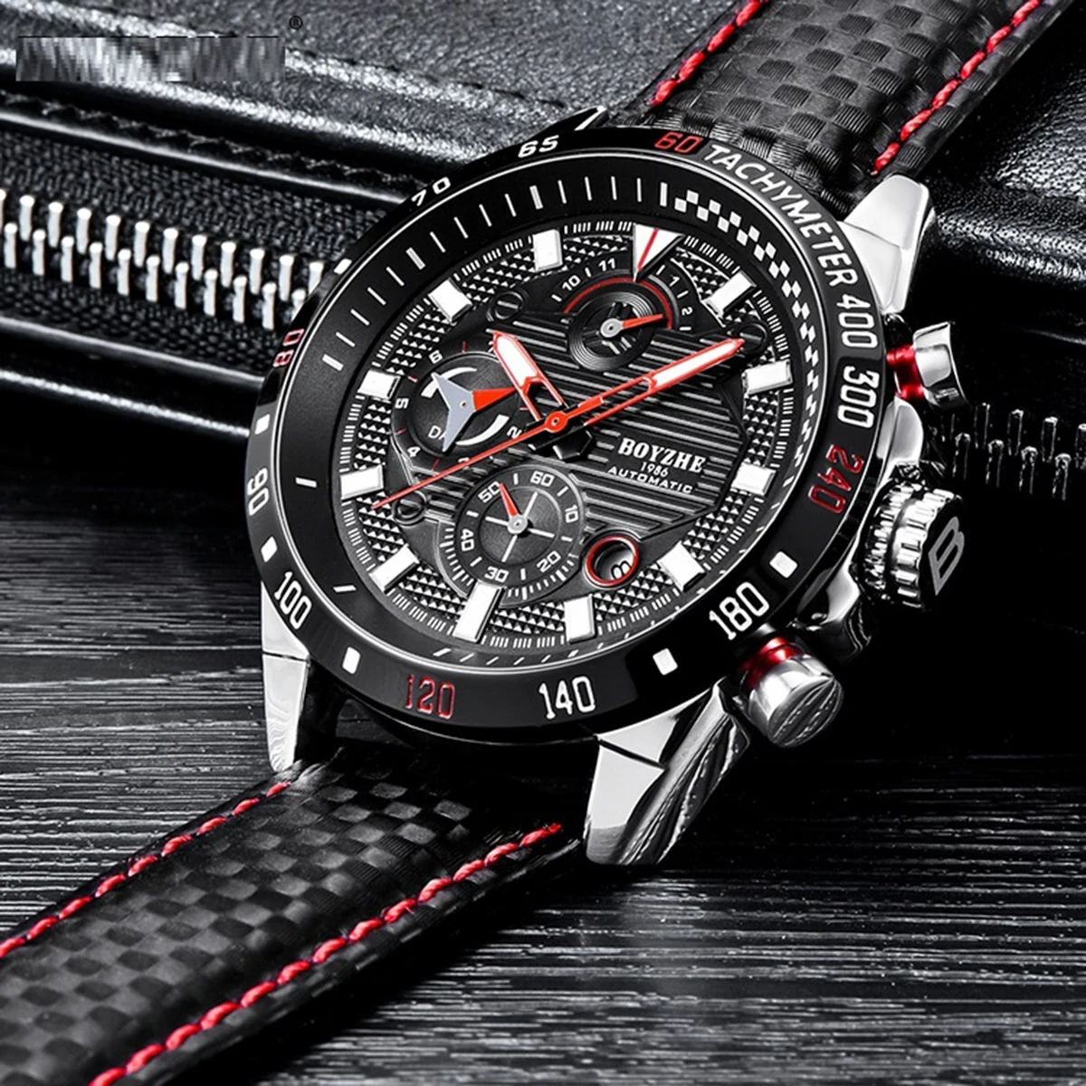 ساعات ميكانيكية أوتوماتيكية بالكامل من BOYZHE، ساعات رجالية كاجوال، ساعات رجالية شهم