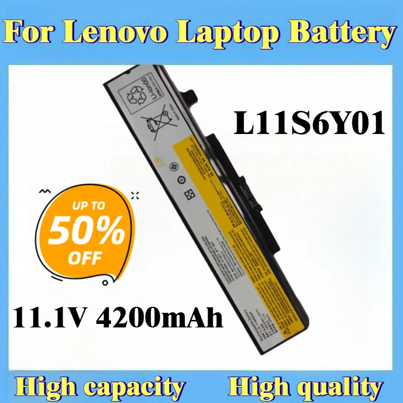 

For Lenovo IdeaPad G480 G585 Y480 Y485 Y580 G485 G580 Y480N Y480P Y485N IY485 Replacement Laptop Battery L11S6Y01 11.1V 4200mAh