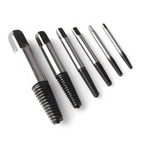 5PCS/6PCS Broken Damaged Screwdriver Extractor Drill Bit Set Carbon Steel Double Side Screw Pull Center Drill Bits High Quality