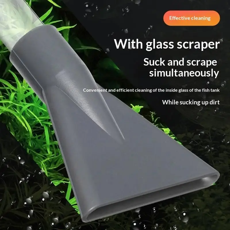 Aquarium Sand Gravel Cleaner 5 in 1 Siphon Vacuum Kit for Fish Tank Easy Water Exchange Cleaning Tool Setup