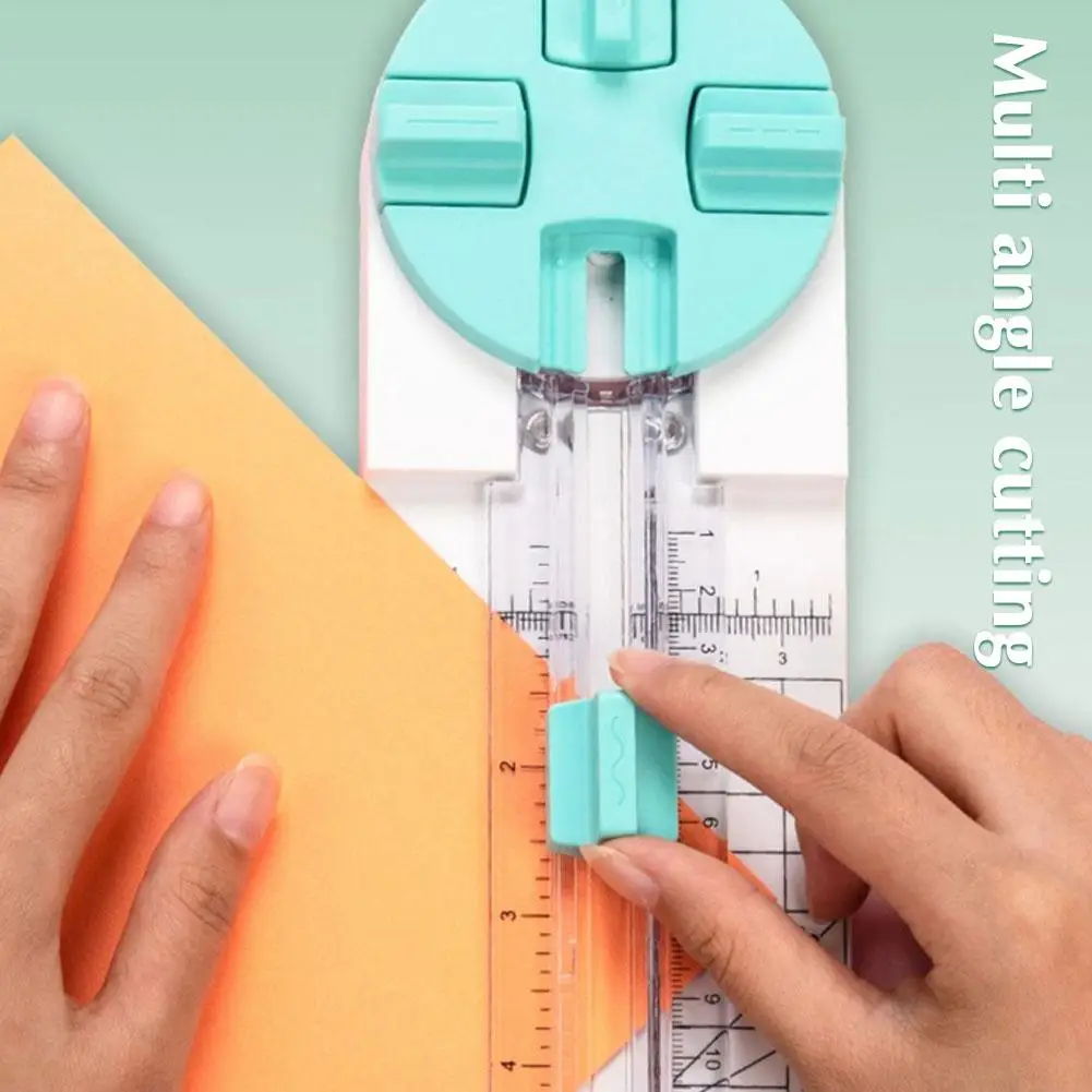 Multi-function Paper Cutter Creasing Machine 360-degree Rotary Paper Cutter 4 IN 1 For Hand-Cutting Card Art Tools R2S6