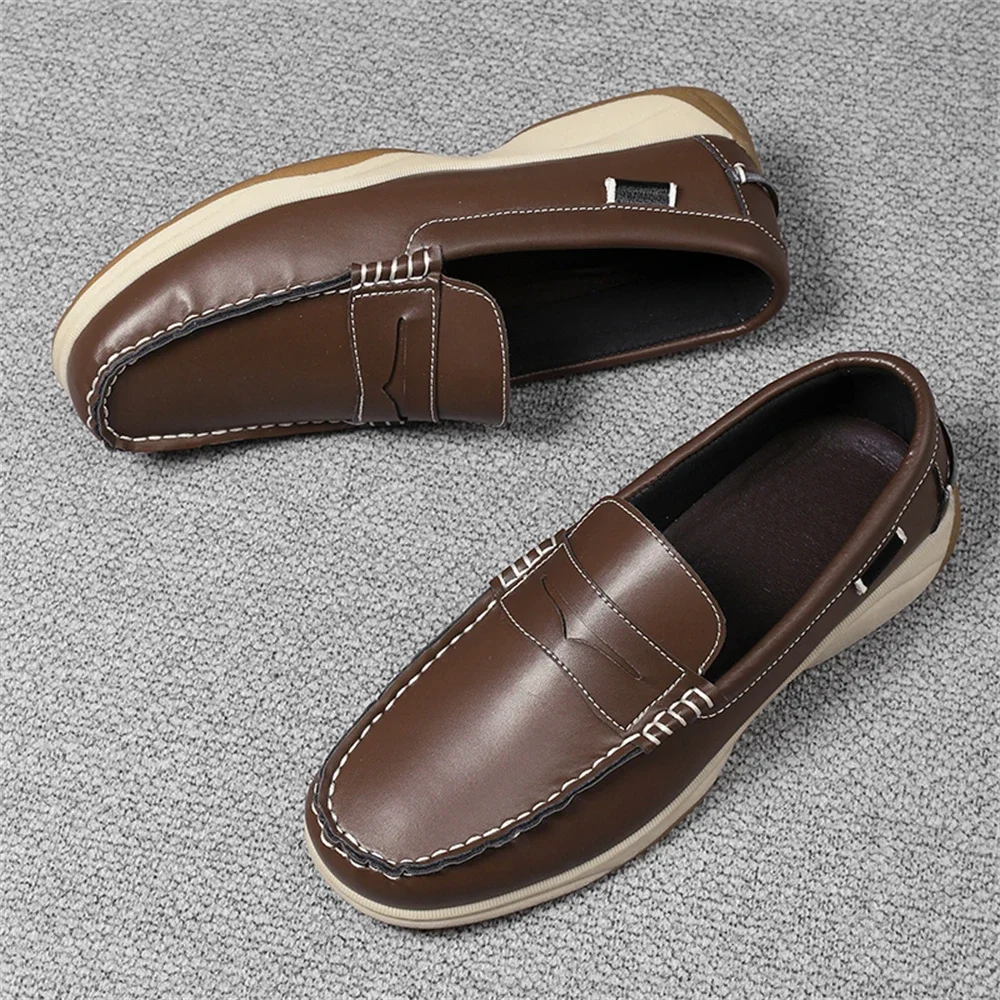 

Men's Business Loafers Shoes for Office Travel and Vacation Durable Elegant TPR Outsole Formal Sneakers Casual Walking Boots