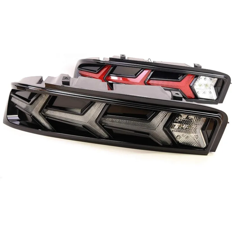 XB LED Taillights (Smoked), Plug and Play Housing Upgrade, DOT Approved Complete Assembly, LED Sequential Turn Signals, Brake